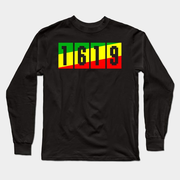1619 Project Black History Month Long Sleeve T-Shirt by UrbanLifeApparel